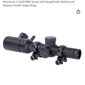 Scope! 1-4x20 scope with new mount stand